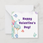 Du bist der faszinierende Valentinstag im Klassenz Mitteilungskarte (Rückseite)