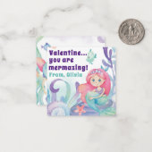 Du bist der faszinierende Valentinstag im Klassenz Mitteilungskarte (Vorderseite/Rückseite Beispiel)