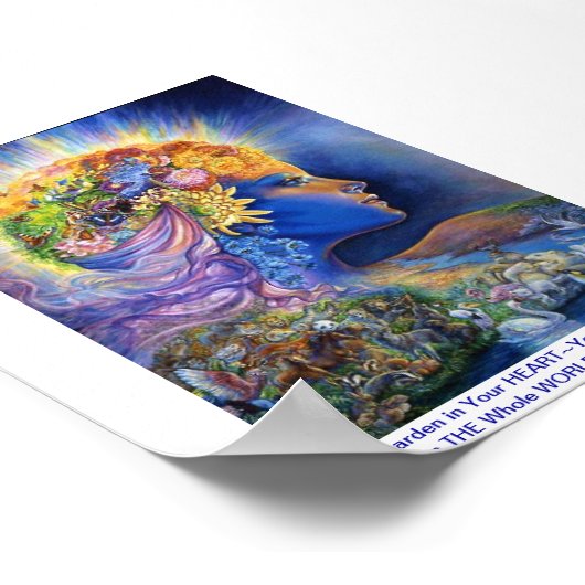 Du bist der Gärtner Poster (Ecke)