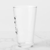 Du bist der Gin zu meinem Ton Trommel Trinkglas Glas (Links)