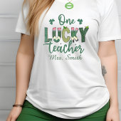 Du bist der Glückliche! T-Shirt für personalisiert