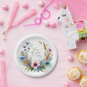 Du bist der Gott, der Bleibe, Aquarellblume Pappteller (Party)