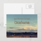 "Du bist der Grund, warum Gott Oklahoma gemacht ha Postkarte (Vorne/Hinten)