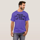 Du bist der Grund, warum ich Plot-Armor hasse Schr T-Shirt (Vorne ganz)