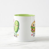 Du bist der Haken zu meinem Burger Tasse (Zentrum)