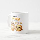 Du bist der Honig für meinen Biscuit - Kaffeetasse (Vorderseite Links)