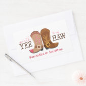 Du bist der Junge zu mir Rechteckiger Aufkleber (Umschlag)