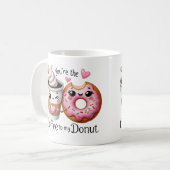 Du bist der Kaffee für meine Donut-Tasse Kaffeetasse (Vorderseite Links)