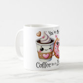 Du bist der Kaffee für meinen Donut-Funny-Mug Kaffeetasse (Vorderseite Links)