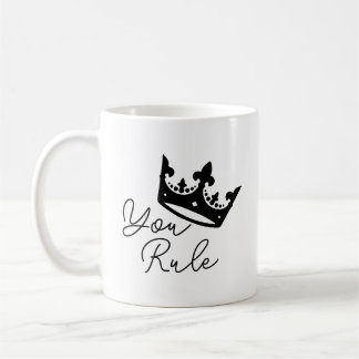 Du bist der König Kronen Persönliches Valentinsges Kaffeetasse