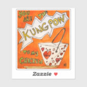 Du bist der Kungpow Aufkleber (Blatt)