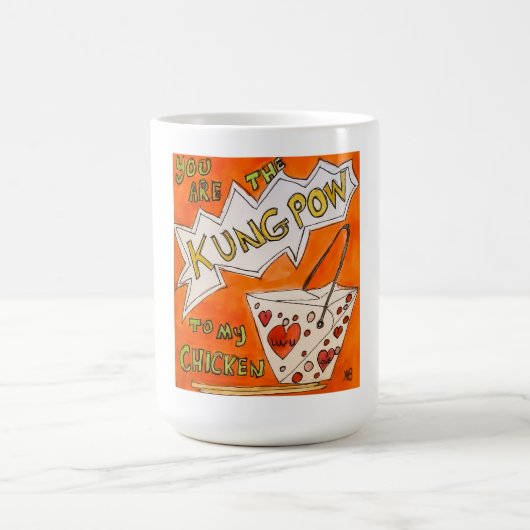 Du bist der Kungpow Kaffeetasse (Mittel)