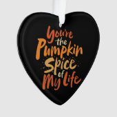 Du bist der Kürbisgezauber meines Lebens - LIEBE F Ornament (Vorderseite)