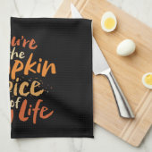 Du bist der Kürbisspass meines Lebens - Erntedank Geschirrtuch (Viertel Falte)