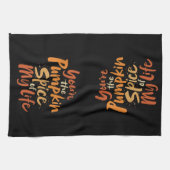 Du bist der Kürbisspass meines Lebens - Erntedank Geschirrtuch (Horizontal)