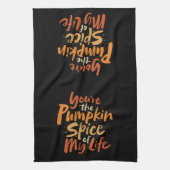 Du bist der Kürbisspass meines Lebens - Erntedank Geschirrtuch (Vertikal)