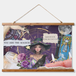Du bist der Magick Wandteppich Mit Holzrahmen