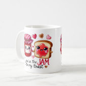 "Du bist der Marsch zu meinem Toast - Tasse (Vorderseite Links)