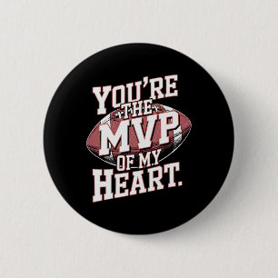 Du Bist Der Mvp Meines Herzens Fußball Sport Valen Button