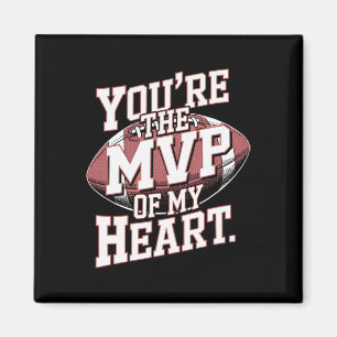 Du Bist Der Mvp Meines Herzens Fußball Sport Valen Magnet
