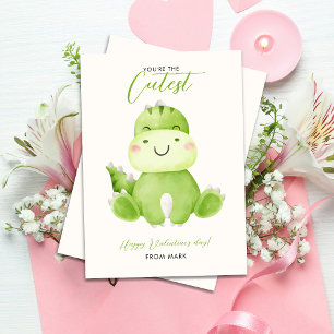 Du bist der Niedlichste Valentinstag Dinosauriers Feiertagskarte