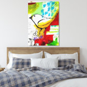 Du bist der schlechteste Nachbar Leinwanddruck (Insitu (Schlafzimmer))