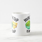 Du bist der Sprung in meine Chip-Tasse Kaffeetasse (Mittel)