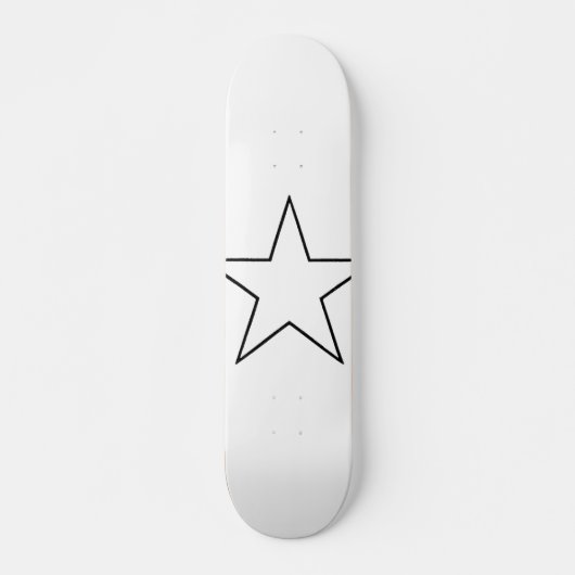 Du bist der Star! Skateboard (Vorne)