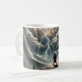Du bist der Sturm Kaffeetasse (Vorderseite Links)