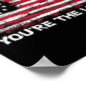 Du bist der Sucker, du bist das lockere Sprichwort Poster (Ecke)