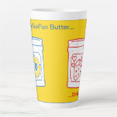 Du bist der SunFun Butter für meinen Stau. Milchtasse (Vorderseite)