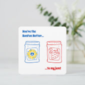 Du bist der SunFun Butter zu meinem Stau! Karte (Stehend Vorderseite)