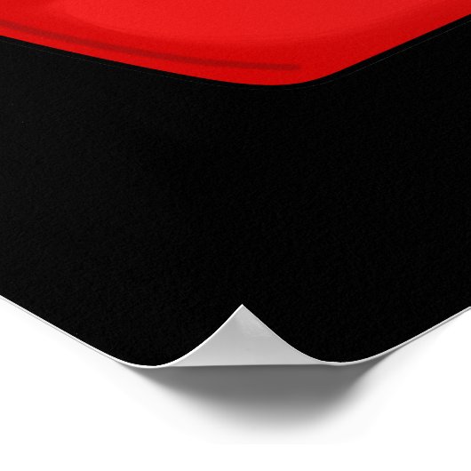 Du bist der süßeste Funny Snack Pun Dark BG Poster (Ecke)