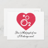 Du bist der Teil von mir, den ich immer brauchen w Postkarte (Vorne/Hinten)