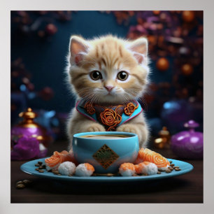 Du bist der Thunfisch für mein Sushi" - Kitten Lie Poster