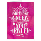 Du bist der ultimative GEBURTSTAG KÖNNEN SIE REGEL (Vorne)