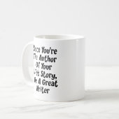 Du bist der Urheber der Tasse deines Lebens (Vorderseite Links)