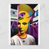 Du bist der Weiße Postkarte (Vorderseite)