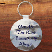 Du bist der Wind unter meinen Flügeln! Schlüsselanhänger (Vorderseite)