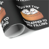 Du bist der Wrapper zu meinem füllenden Dimsum-Pun Geschenkpapier (Rolleneckpunkt)