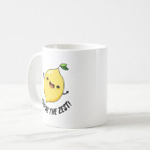 Du bist der Zest Funny Lemon Pun Kaffeetasse (Vorderseite Links)