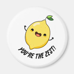 Du bist der Zest Funny Lemon Pun Magnet