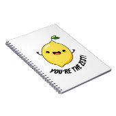 Du bist der Zest Funny Lemon Pun Notizblock (Rechte Seite)