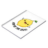 Du bist der Zest Funny Lemon Pun Notizblock (Linke Seite)