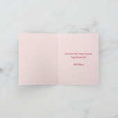 Du bist der Zucker für meinen Tee Karte (Innenseite)