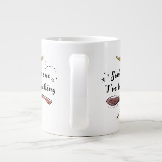 Du bist derjenige, den ich gesucht habe Jumbo-Tasse (Rückseite)