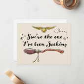 Du bist derjenige, den ich gesucht habe mitteilungskarte (Vorderseite/Rückseite Beispiel)