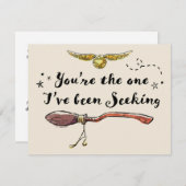 Du bist derjenige, den ich gesucht habe mitteilungskarte (Vorne/Hinten)