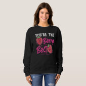 Du bist die absolut beste Erdbeere Sweatshirt (Vorne ganz)