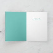 Du bist die am besten behandelte Dankeschön-Karte Karte (Innenseite)